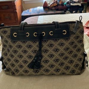 Dooney and Bourke black cloth bag